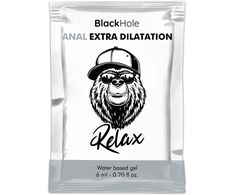 BLACK HOLE Juodas Hole Vanduo-Based Gel Extra Dilatation 6 ml Single Dose Intimate Lubricant