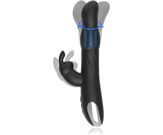 Brilly Glam Moebius Dual-Action Rotating Wireless Silicone Device, Violetinė