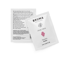 BRUMA Aloe Vera Vanduo-Based Glide Gel 6ml - Sweets Aroma, Travel Size