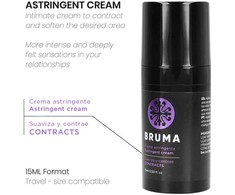 CREAM BRUMA Ultra Sliding Astringent Kreminis 15ml - Compact Intimate Care Formula