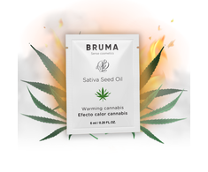 BRUMA Sativa Seed Oil Glide Gel Warming Effect Cannabis Aroma 6 ml