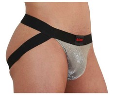BURN Jockstrap Shiny rusvai gelsvas/Juodas S - Premium Comfort &amp; Unique Design