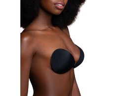 Bye Bra Bras Bye Bra Invisible Bra Cup B Juodas - Reusable Strapless Solution