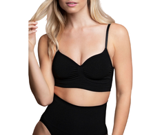 Bye Bra Bras Bye Bra Seamless Medium Control Bra Juodas Size L - Comfort Shapewear