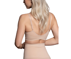 Bye Bra Bras Bye Bra Seamless Medium Control Bra rusvai gelsvas Size M - Comfort Fit