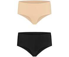 Bye Bra Underwear Bye Bra Seamless Invisible Highbrief Panties 2 vnt. Size S rusvai gelsvas