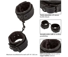 CalExotics Boundless Ankle Cuffs Adjustable Vegan Leather 35.5cm