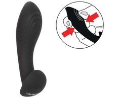 CalExotics Eclipse Flex Probe Liquid Silicone Intimate Device, Juodas