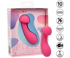 Rožinė CalExotics Pixies Exciter Rožinė Flexible Dual-Ended Silicone Massager