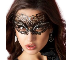 Chilirose CR 3706 Decorative Juodas Brass Mask with Crystals O/S