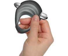 Climaximum Avio Vibrating Intimate Ring with 10 Modes, Atsparus vandeniui, Juodas