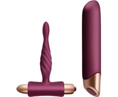 Climaximum Rapture Kit Vibrator Classic &amp; Anal Plug - Atsparus vandeniui Set