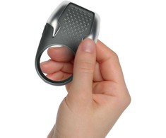 Climaximum Tyro Vibrating Silicone Ring with LED, Atsparus vandeniui, USB Rechargeable