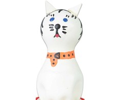 Condomerie Hand-Painted Decorative Latex Cover Cat Baltas Art Edition