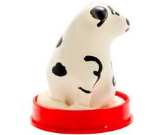 Condomerie Hand-Painted Decorative Latex Cover Dalmatian Dog Motif