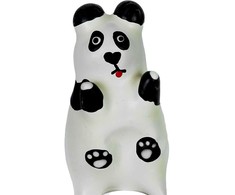 CONDOMERIE Panda XL - Hand-Painted Collectible Latex Model, Bohemian Art