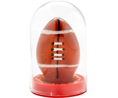CONDOMERIE Hand-Painted Latex Decorative Cover Rugby Ball Motif