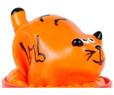 CONDOMERIE Hand-Painted Decorative Latex Model - Cat Art Edition