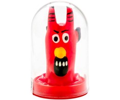 CONDOMERIE Raudona Devil Hand-Painted Decorative Latex Model, Art Edition