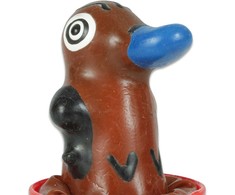 CONDOMERIE Hand-Painted Decorative Condom Platypus Design Amsterdam Art