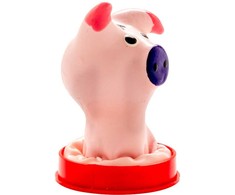 Condomerie Hand-Painted Decorative Latex Model Pig Head, Amsterdam Art