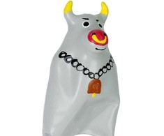 CONDOMERIE Hand-Painted Decorative Latex XL Pilkas Bull - Artistic Design