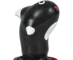 CONDOMERIE Hand-Painted Decorative Latex Cover Orca Motif Amsterdam Art