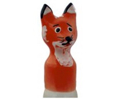 Condomerie Hand-Painted Decorative Condom Fox Brown XL - Artistic Design