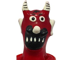 CONDOMERIE Hand-Painted Decorative Latex Cover Devils Mouth Art 2pcs