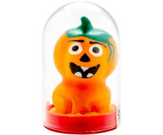 Condomerie Hand-Painted Decorative Latex Cover Pumpkin Motif