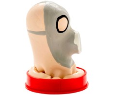 Condomerie Hand-Painted Decorative Latex Model Gas Mask Design