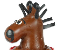 Condomerie Hand-Painted Decorative Latex Cover Horse Amsterdam Art