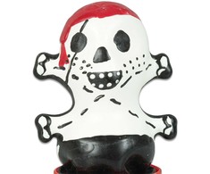 CONDOMERIE Hand-Painted Decorative Condom Pirate Design - Bohemian Art