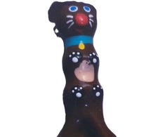 Condomerie Hand-Painted Brown Dachshund XL Decorative Latex Model