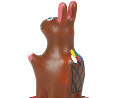 Condomerie Hand-Painted Decorative Condom Easter Bunny Design Latex Art