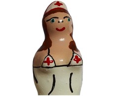 CONDOMERIE Handpainted Decorative Latex Cover Nurse Brunette Edition