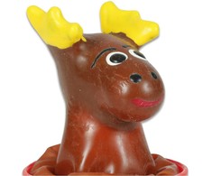 CONDOMERIE Hand-Painted Decorative Latex Cover Moose Amsterdam Art