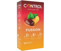 Control Condoms CONTROL Fussion 12-Pack - Multiscented Anatomical Latex Barrier System