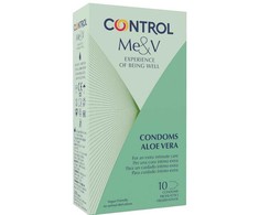 Control Condoms Control Aloe Vera 10 pcs - Latex Protection, Moisturizing, Easy Open