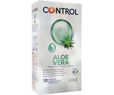 Control Condoms Control Aloe Vera 10 pcs - Latex Protection, Moisturizing, Easy Open