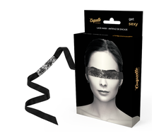 Coquette Accessories Coquette Chic Desire Lace Eye Mask Juodas - Elegant Sensory Priedas