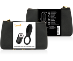 Coquette Toys Coquette Chic Desire Juodas/Gold Vibrating Ring Remote Rechargeable