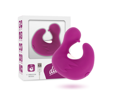 Coverme DUCKYMANIA Rechargeable Silicone Massage Thimble, Violetinė