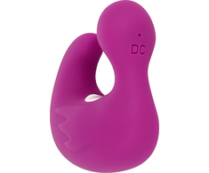 Coverme DUCKYMANIA Rechargeable Silicone Massage Thimble, Violetinė