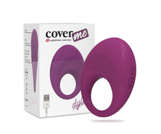 Coverme Dylan Rechargeable Ring with Watchme Wireless Control, Juodas