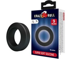 Crazy Bull Brodan Model 9 Adjustable Silicone Comfort Ring 55mm Juodas
