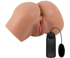 CRAZY BULL Hailey Intimate Dual-Entry Device Mulatto TPR Remote Vibrating