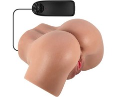 CRAZY BULL Hailey Intimate Dual-Entry Device Mulatto TPR Remote Vibrating