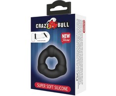 Crazy Bull Super Soft Silicone Comfort Ring with Nodule Texture 5.4cm