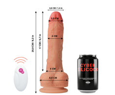 Cyber Silicock CYBER Master HUCK 20.9 cm Remote-Control Intimate Silicone Machine